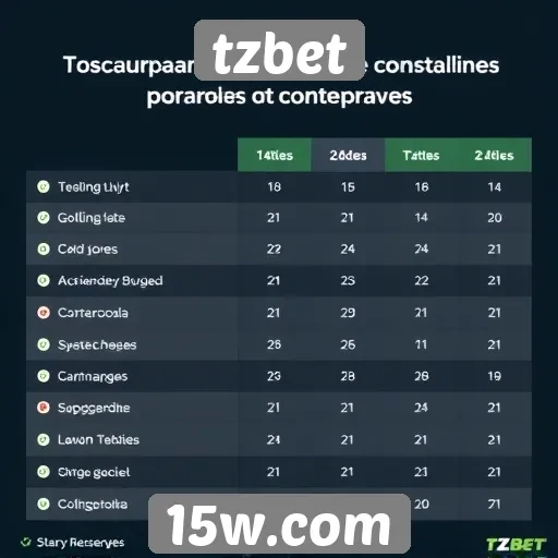 comparação entre tzbet e concorrentes no mercado de apostas